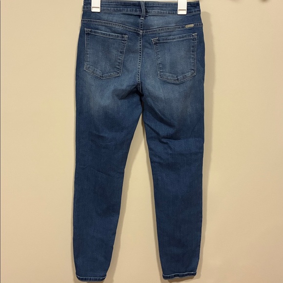 KanCan Dark Blue Distressed Skinny Jeans - Picture 5 of 7